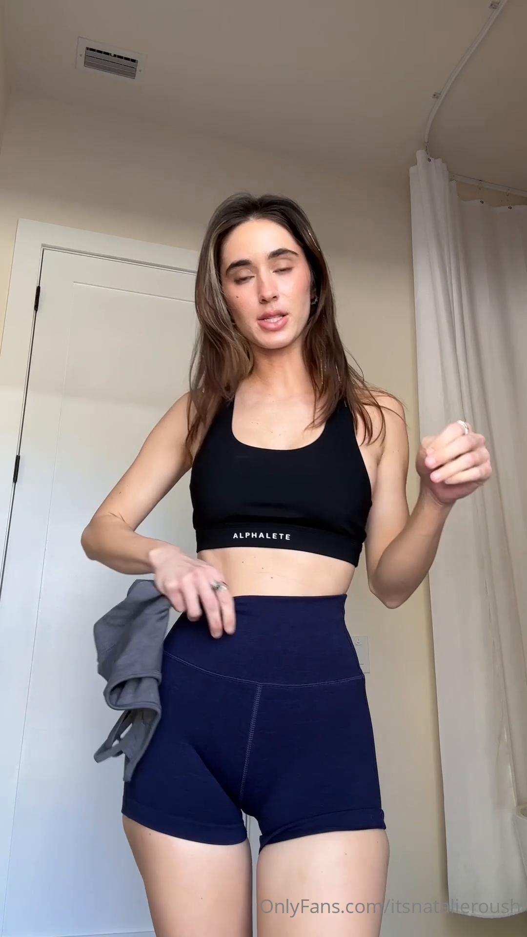 Natalie Roush New Active Wear Try On Haul PPV Video Leaked