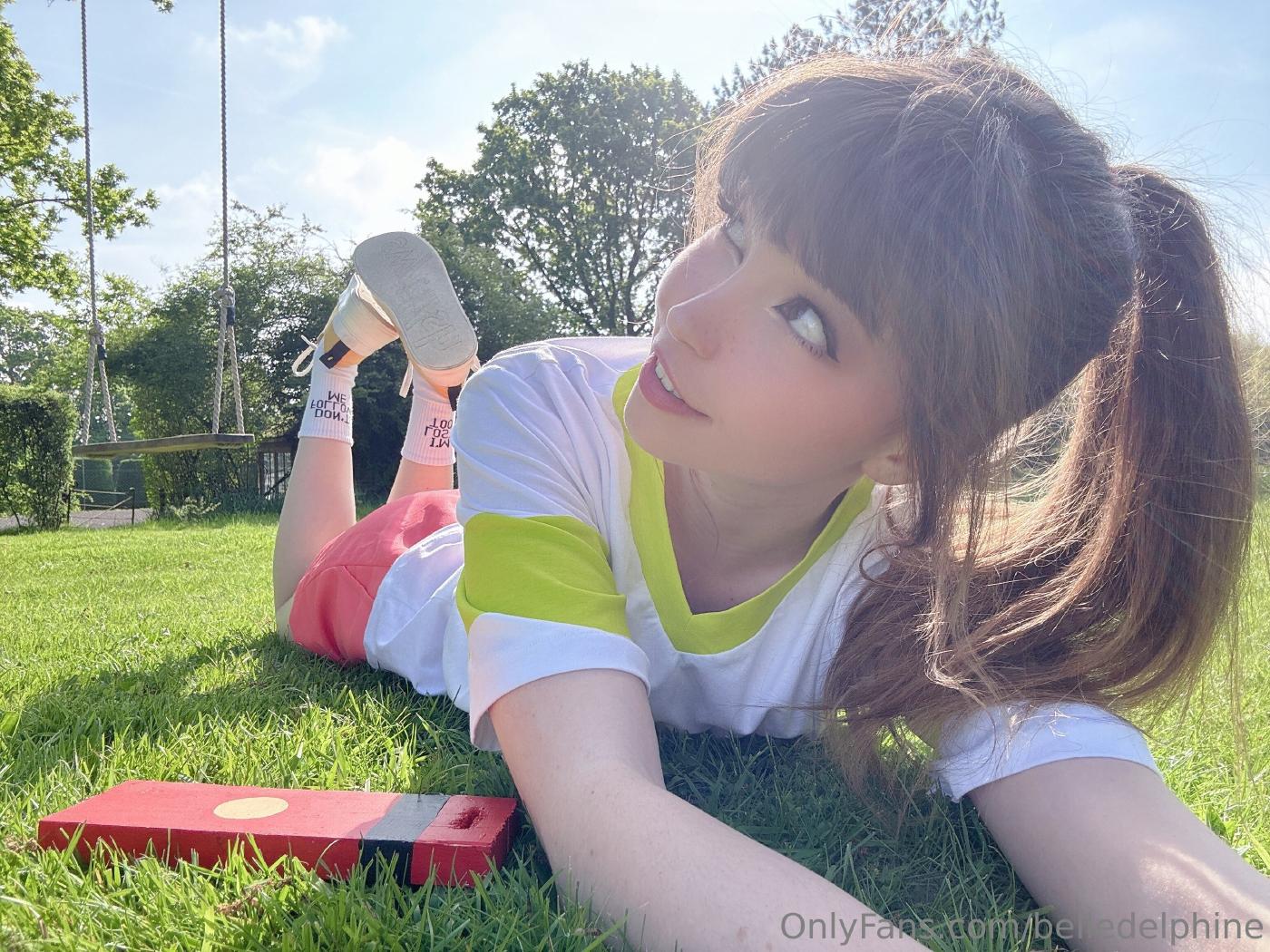 Belle Delphine Chihiro Cosplay Outdoor Onlyfans Set Leaked