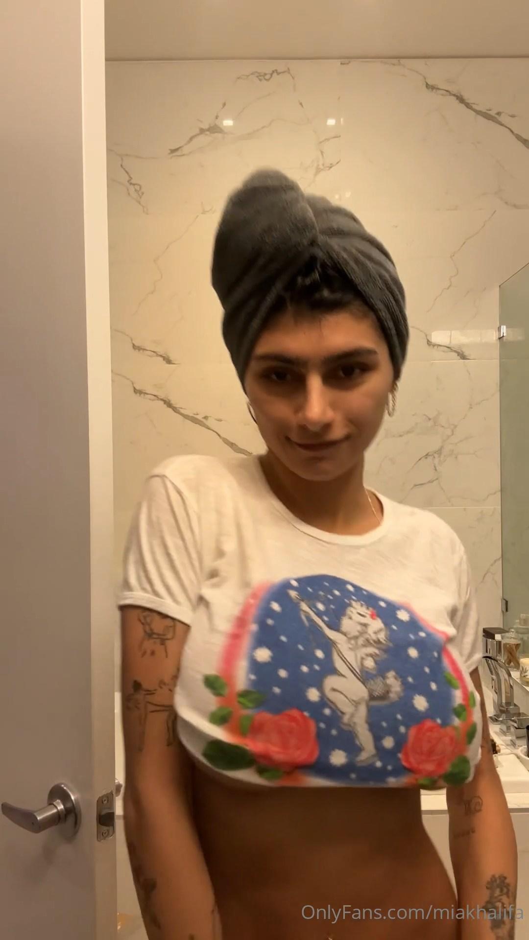 Mia Khalifa Nude Dressing After Shower OnlyFans Video