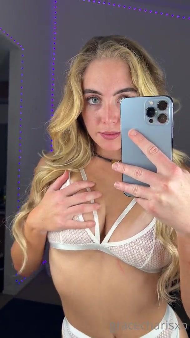 Grace Charis Lingerie Strip Selfie OnlyFans Video Leaked