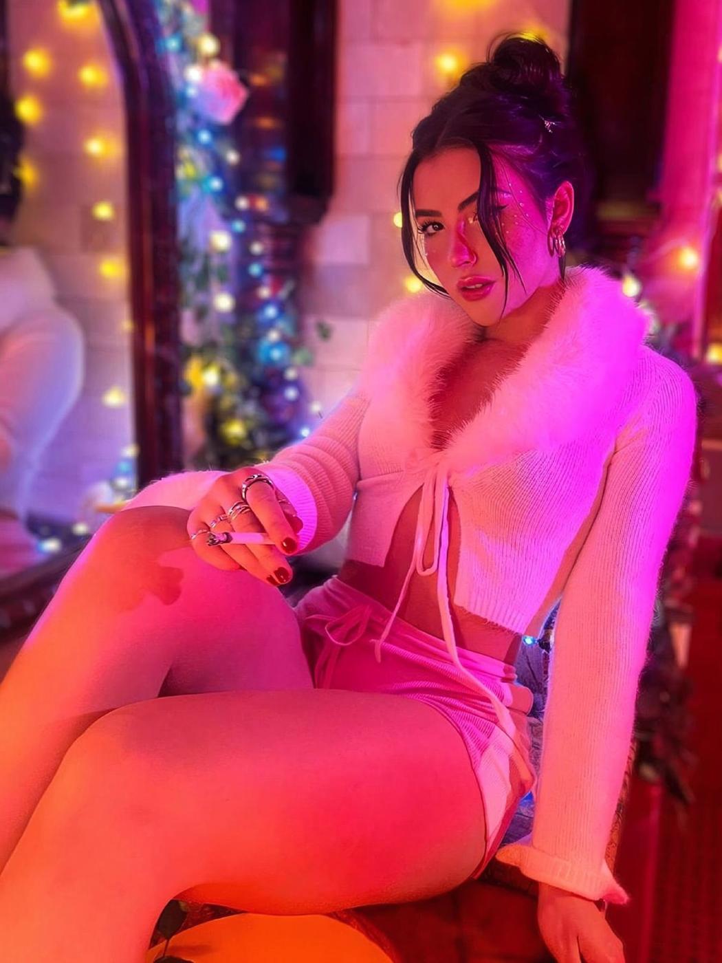 Andrea Botez Sexy White Outfit Set Leaked