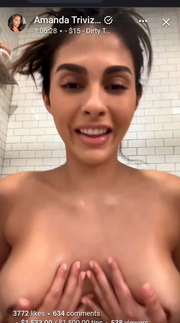 Amanda Trivizas Naked Shower OnlyFans Livestream Leaked