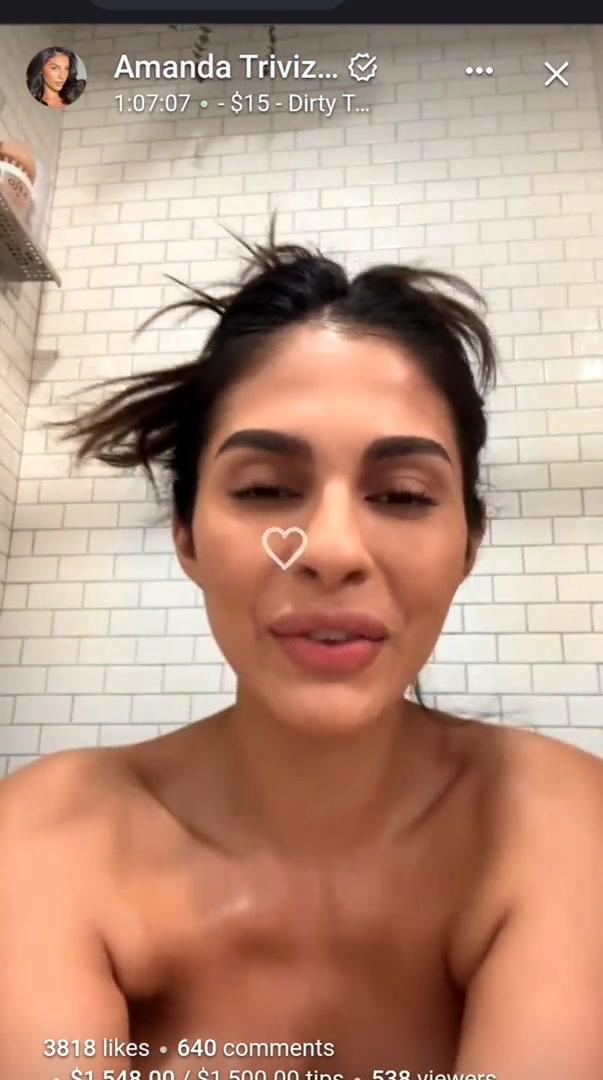 Amanda Trivizas Naked Shower OnlyFans Livestream Leaked