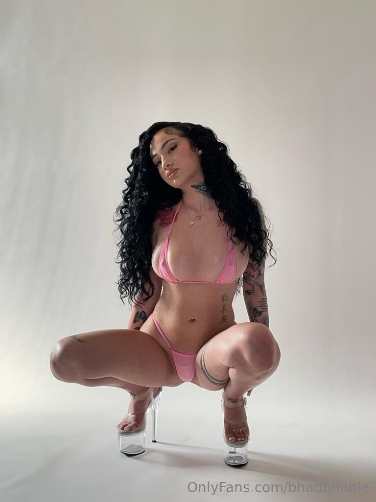 Bhad Bhabie Pink Micro Nipple Bikini PPV Onlyfans Set Leaked