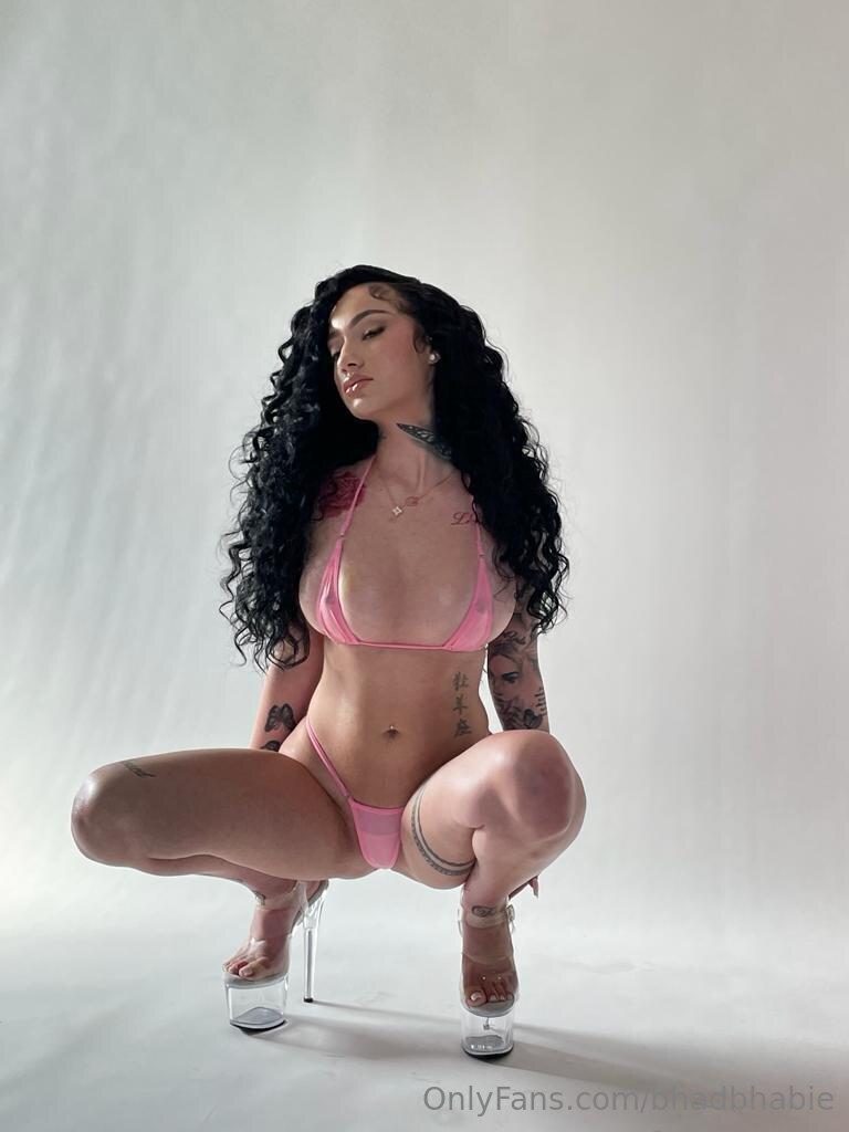 Bhad Bhabie Pink Micro Nipple Bikini PPV Onlyfans Set Leaked