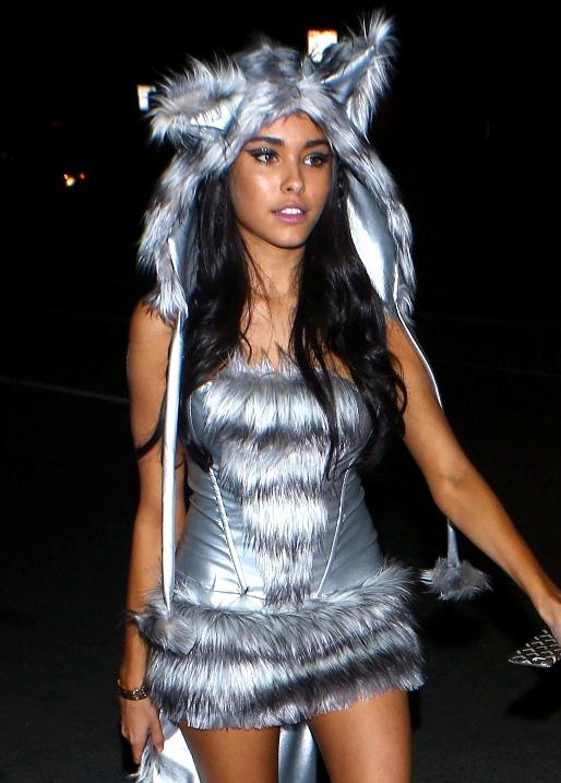 Madison Beer Halloween Candids Big Bad Wolf Cosplay Set Leaked