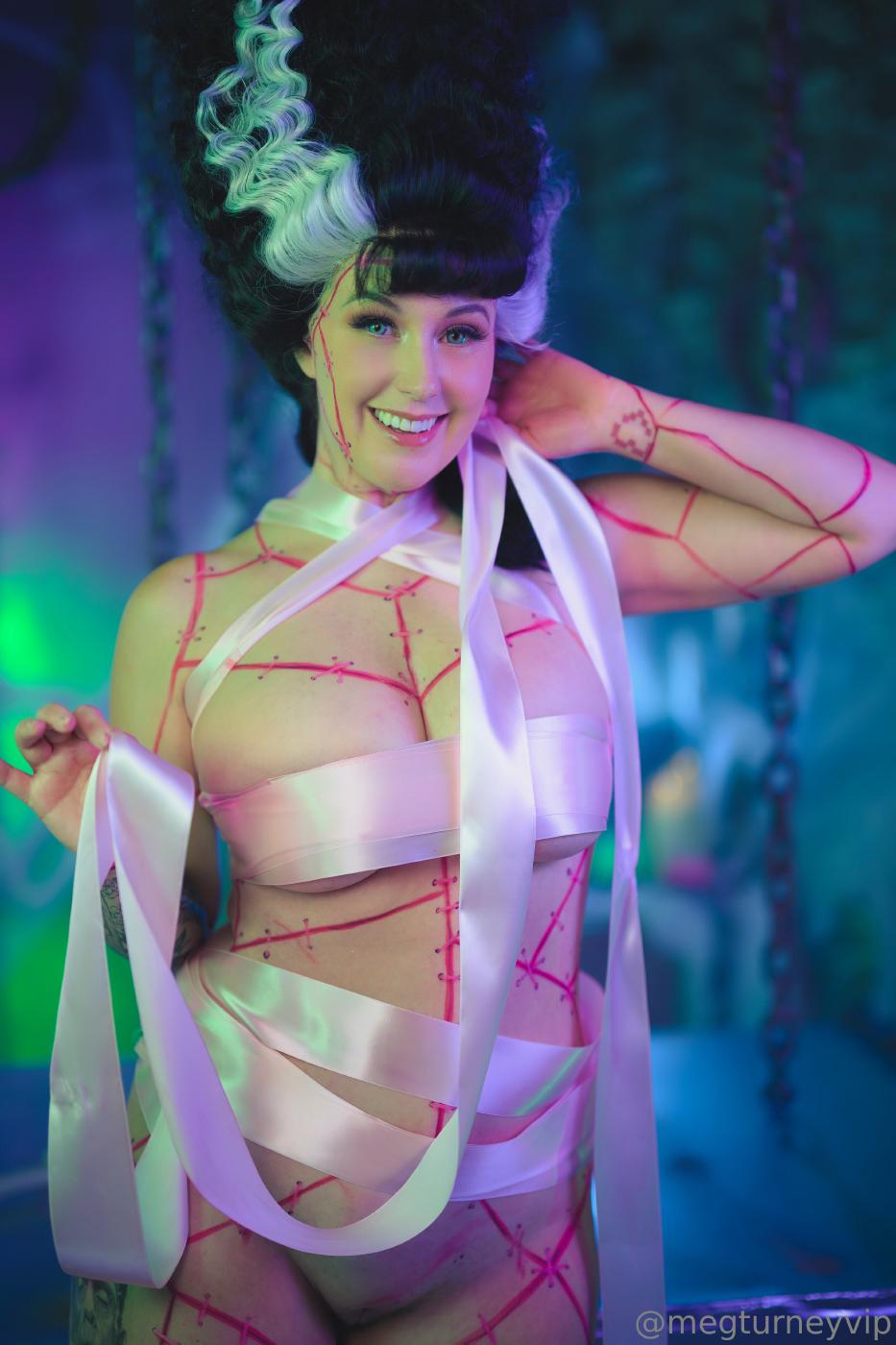 Meg Turney VIP Bride of Frankenstein Set Leaked