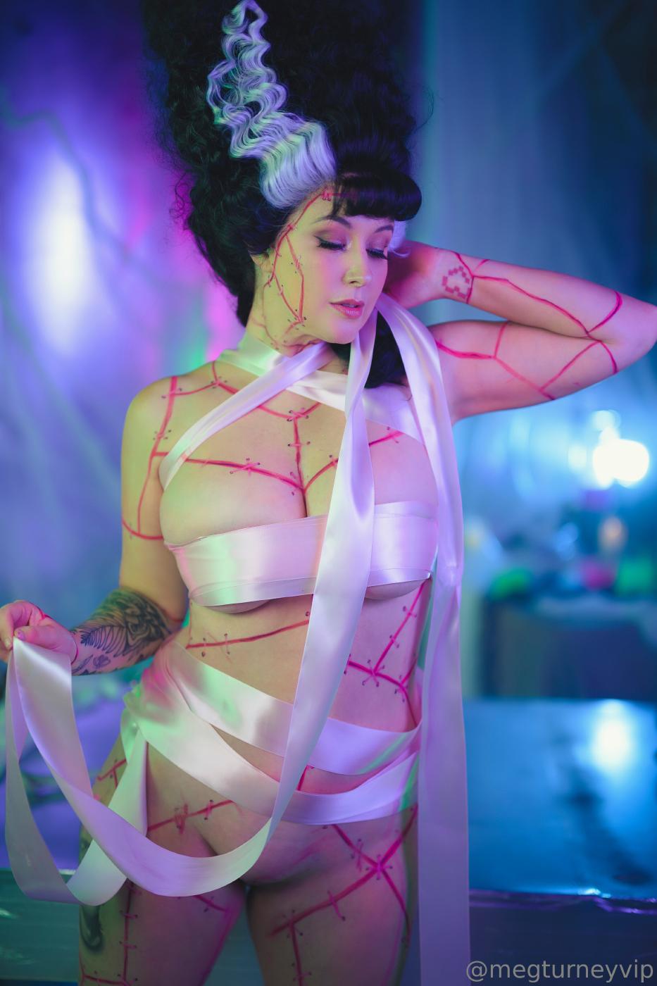 Meg Turney VIP Bride of Frankenstein Set Leaked