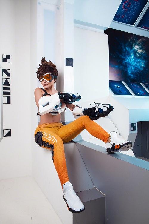 Kalinka Fox Overwatch Tracer Cosplay OnlyFans Set Leaked