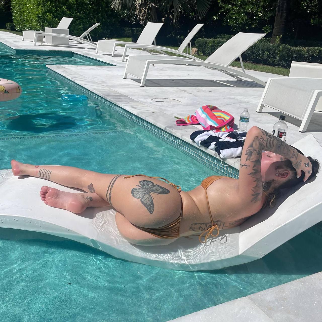 Bhad Bhabie Pool Bikini Booty Onlyfans Set Leaked