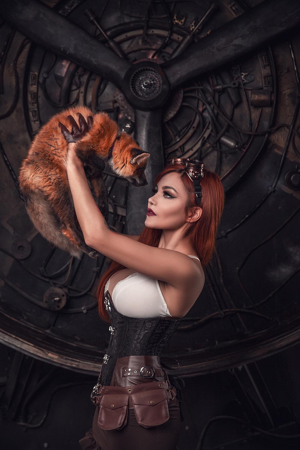 Kalinka Fox Steampunk Cosplay Patreon Set Leaked