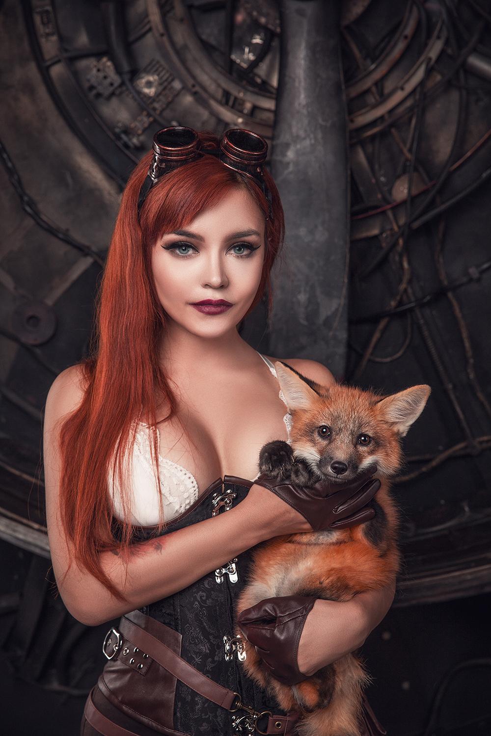 Kalinka Fox Steampunk Cosplay Patreon Set Leaked