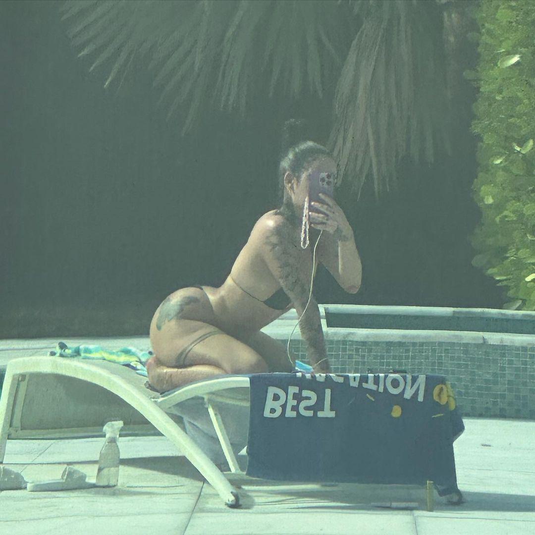 Bhad Bhabie Sexy Bikini Tanning Onlyfans Set Leaked