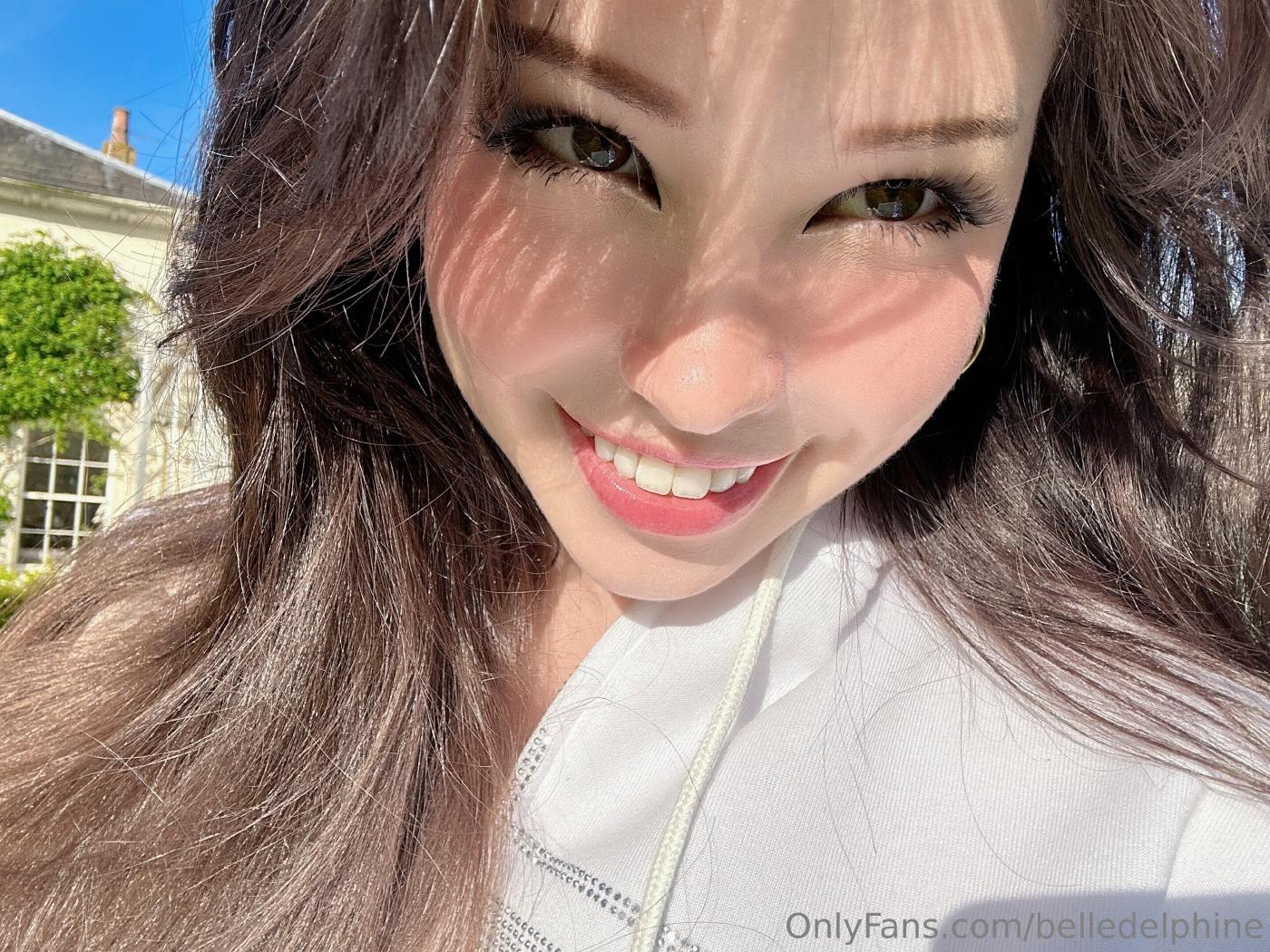 Belle Delphine Naked In The Garden Onlyfans Photos