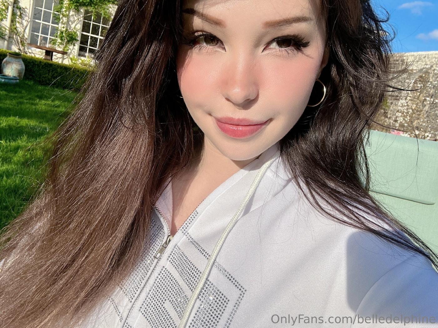 Belle Delphine Naked In The Garden Onlyfans Photos