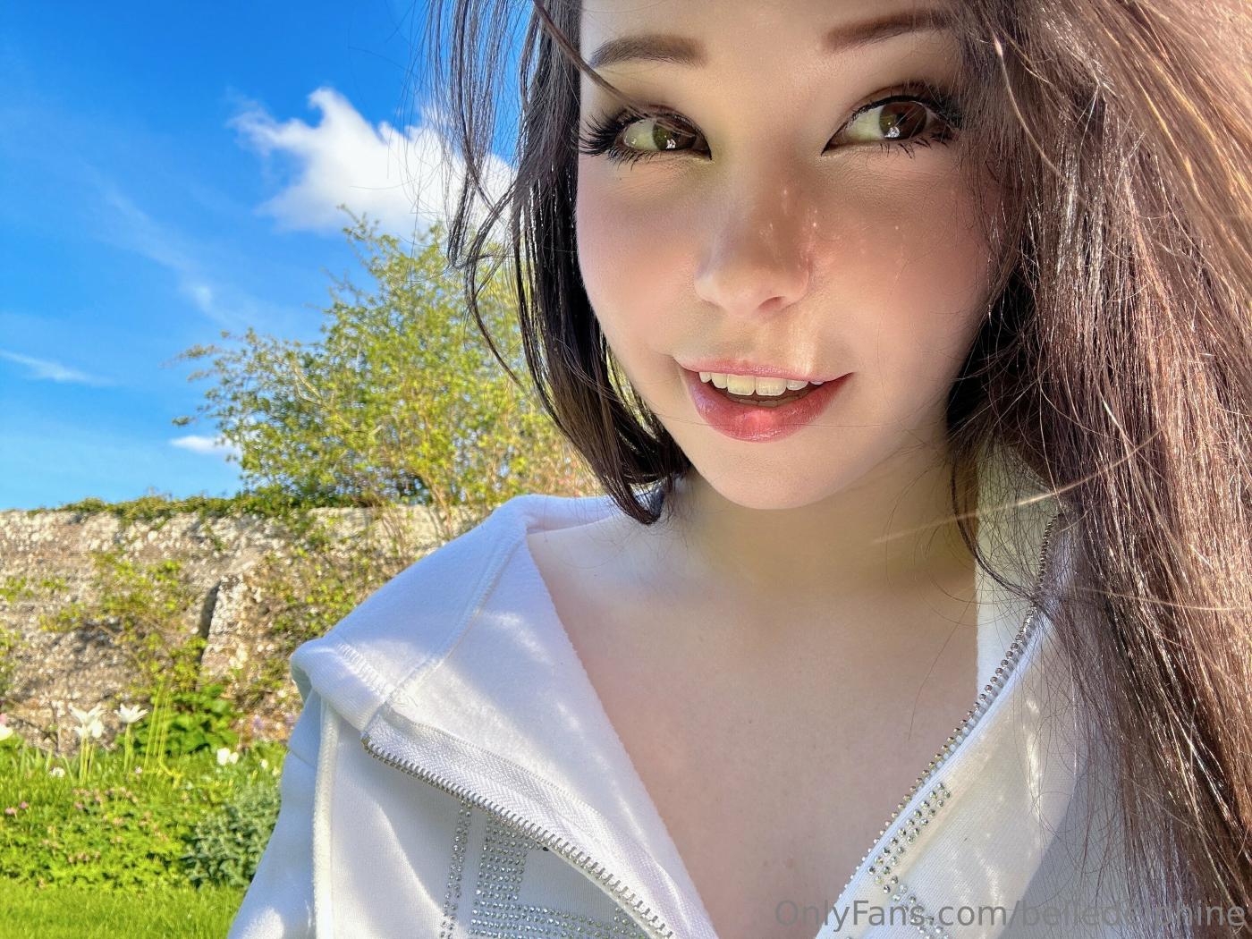 Belle Delphine Naked In The Garden Onlyfans Photos