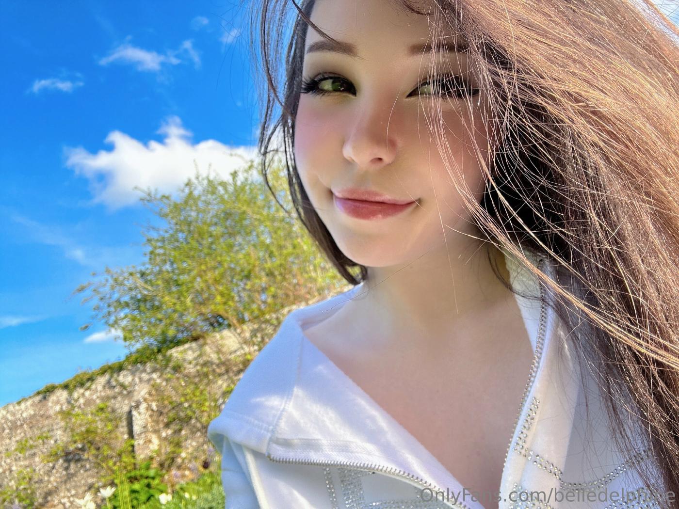 Belle Delphine Naked In The Garden Onlyfans Photos