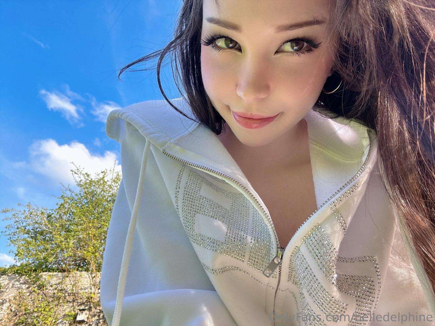 Belle Delphine Naked In The Garden Onlyfans Photos