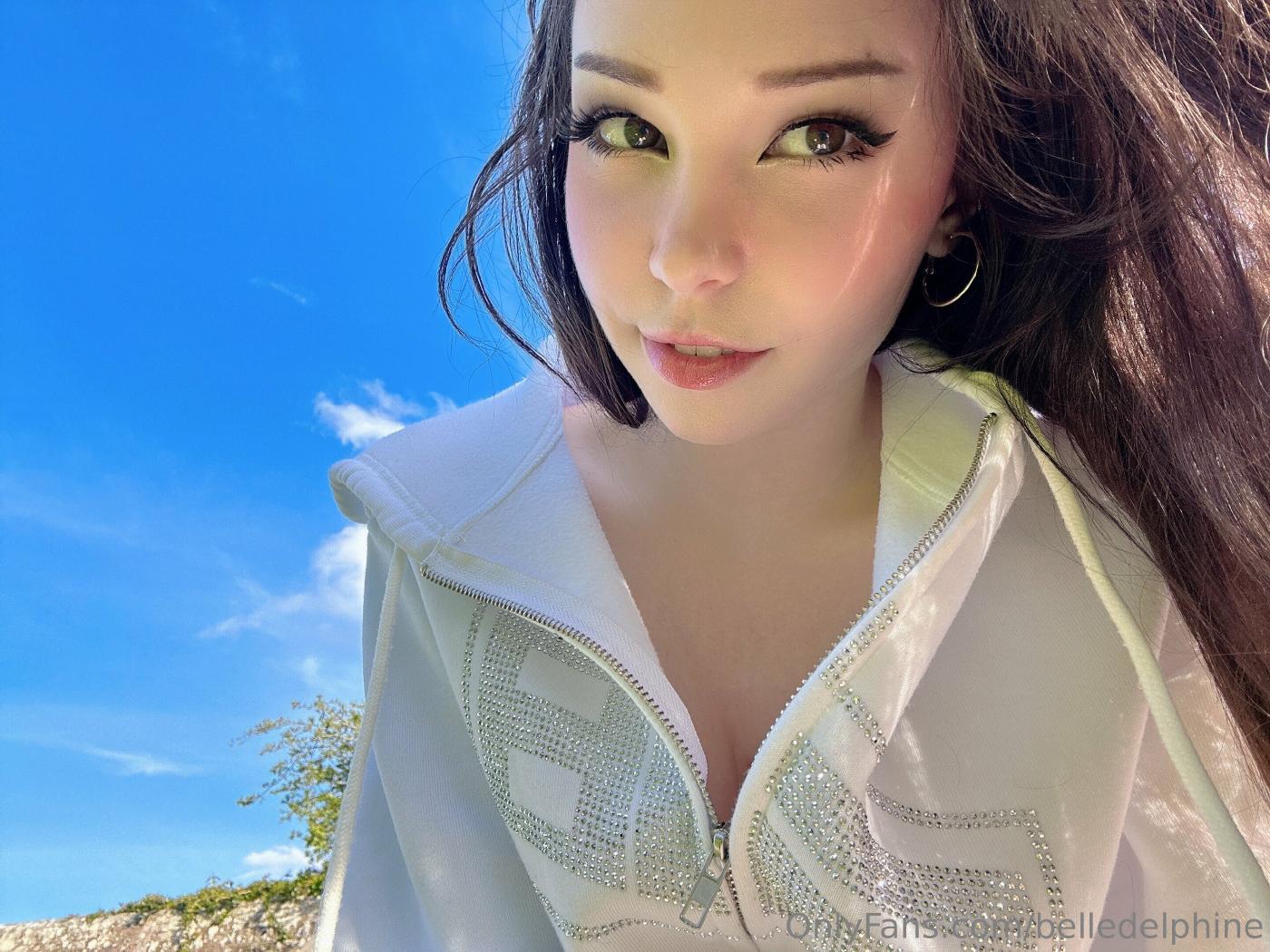 Belle Delphine Naked In The Garden Onlyfans Photos