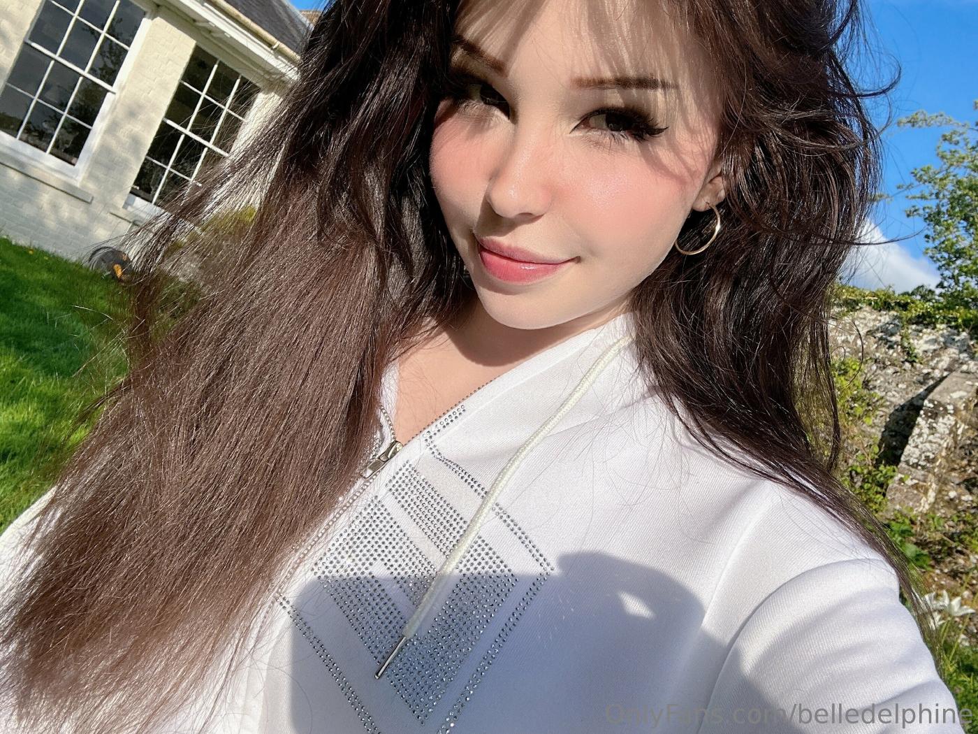 Belle Delphine Naked In The Garden Onlyfans Photos