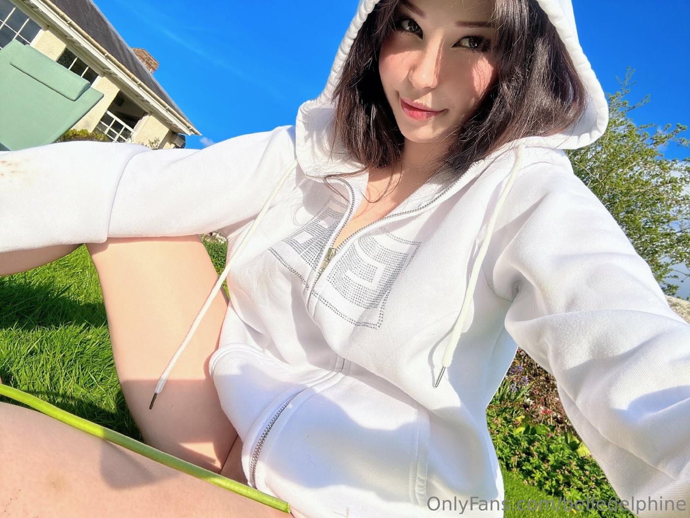 Belle Delphine Naked In The Garden Onlyfans Photos