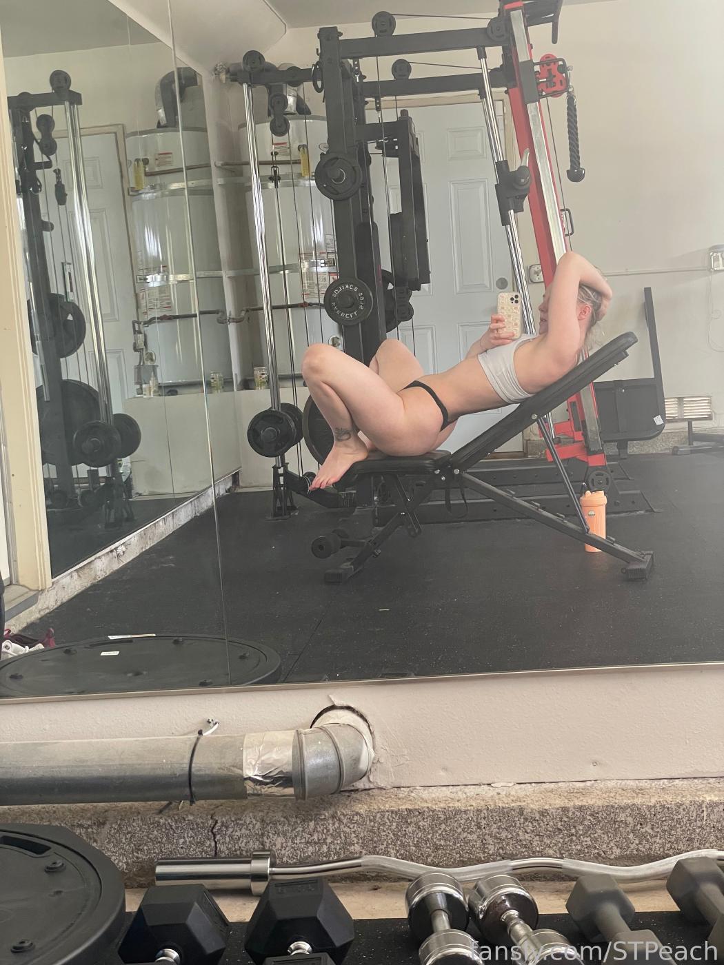 STPeach Pussy Thong After Workout Set Fansly Video Leaked