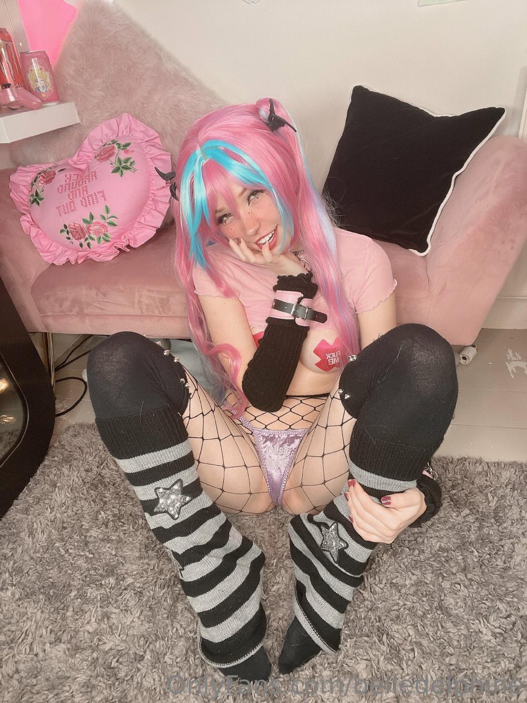 Belle Delphine Bubble Gum Emo Nude Onlyfans Set Leaked