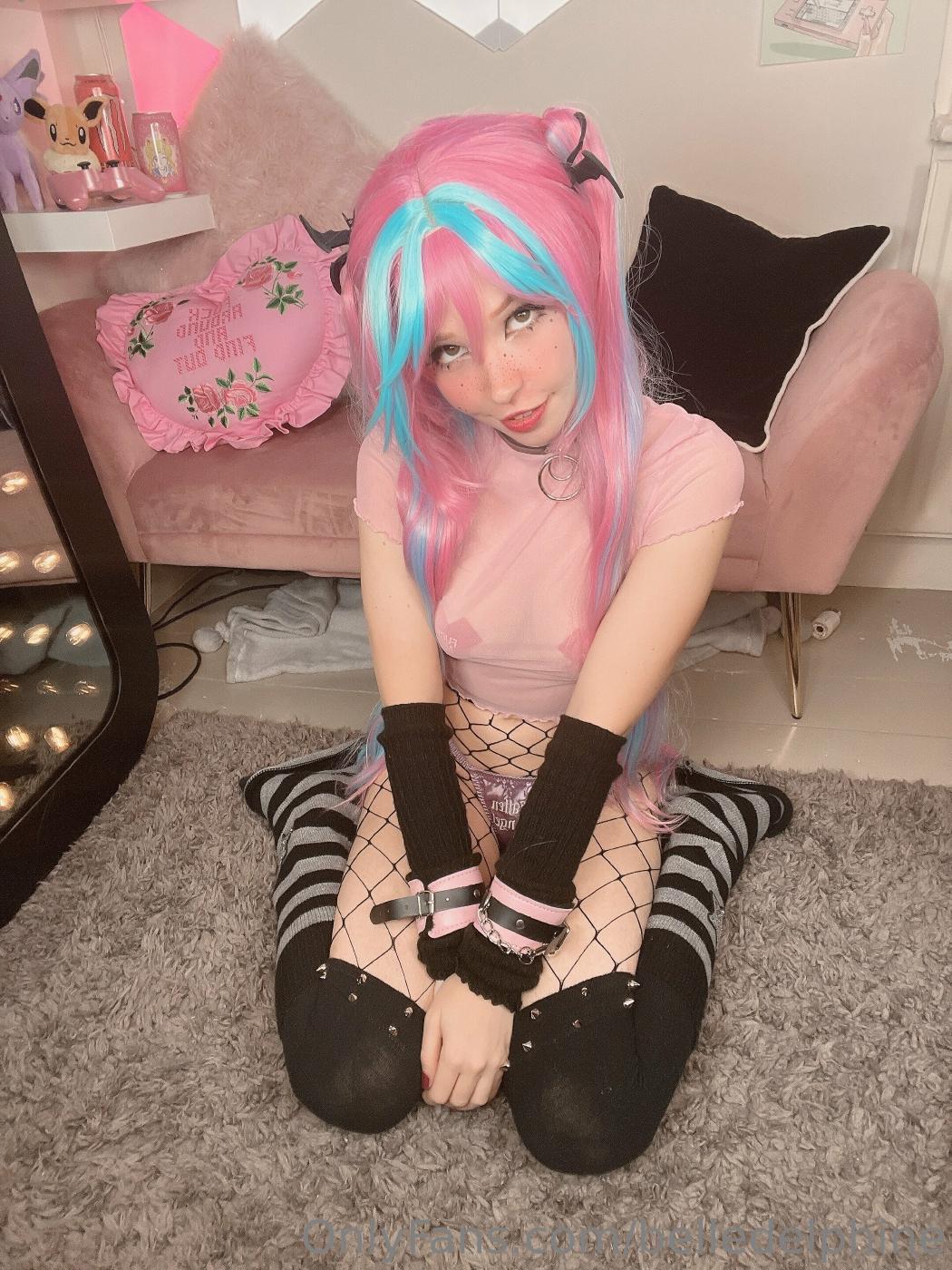 Belle Delphine Bubble Gum Emo Nude Onlyfans Set Leaked