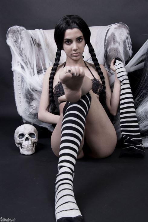 Susu Sexy Wednesday Addams Costume Fansly Set Leaked