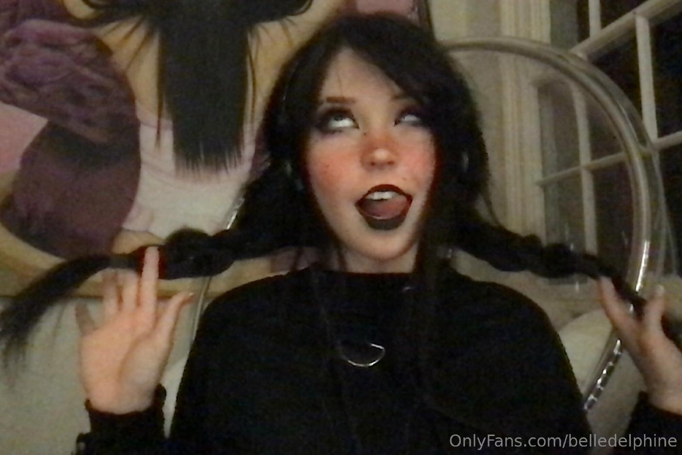 Belle Delphine Hot Goth Girl Onlyfans Set Leaked