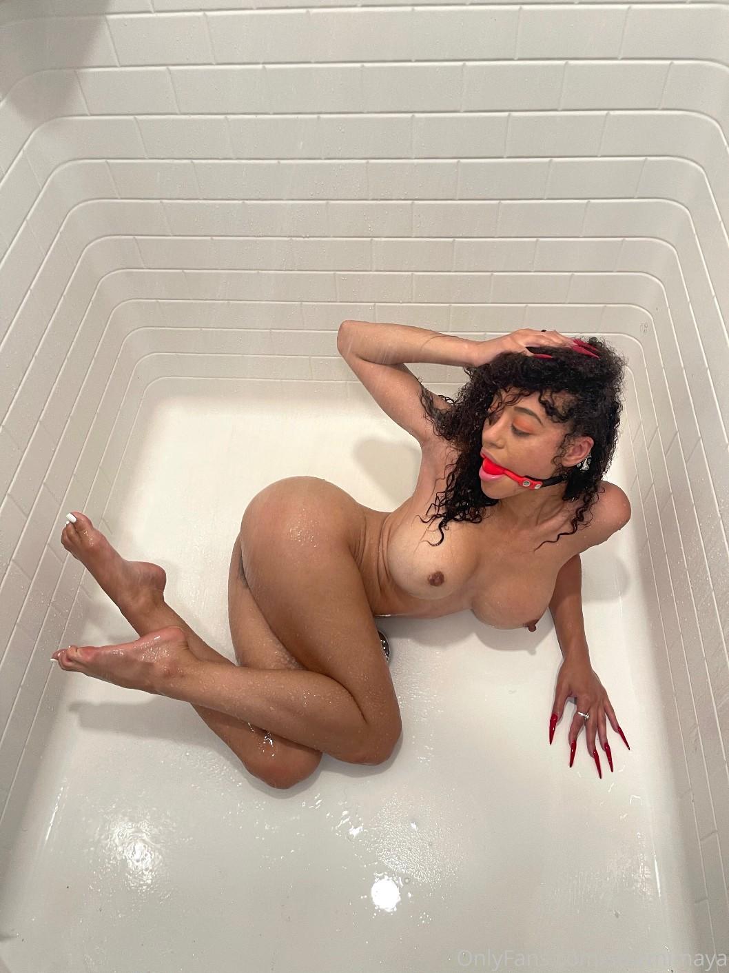 Stormi Maya Ball Gagged in the Shower Onlyfans Set Leaked