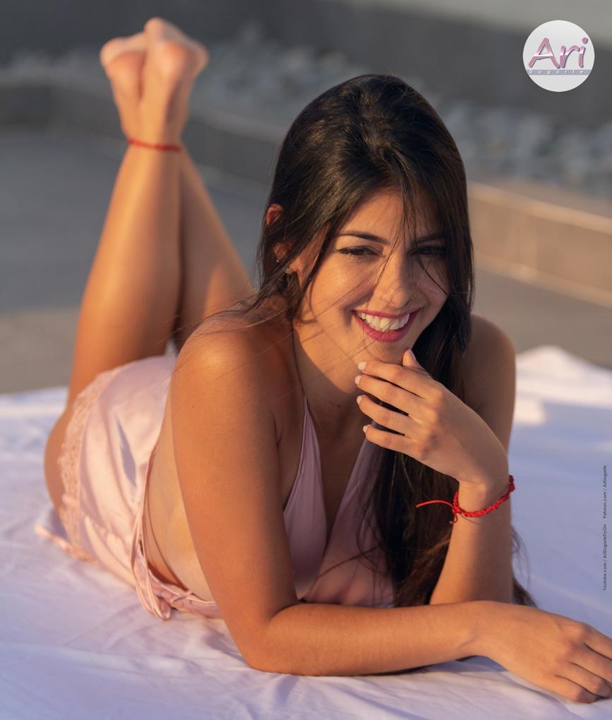 Ari Dugarte Pink Nightie Romper Patreon Set Leaked