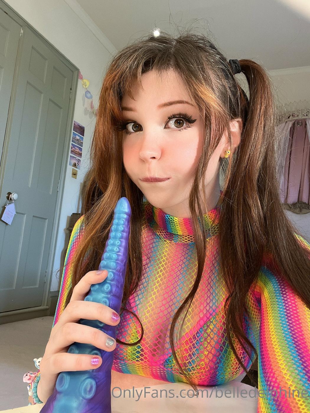 Belle Delphine Tentacle Dildo Blowjob Onlyfans Video Leaked