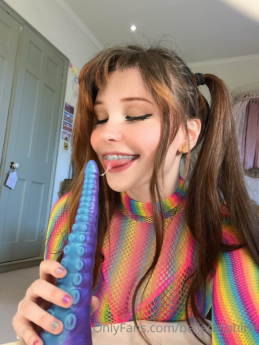 Belle Delphine Tentacle Dildo Blowjob Onlyfans Video Leaked