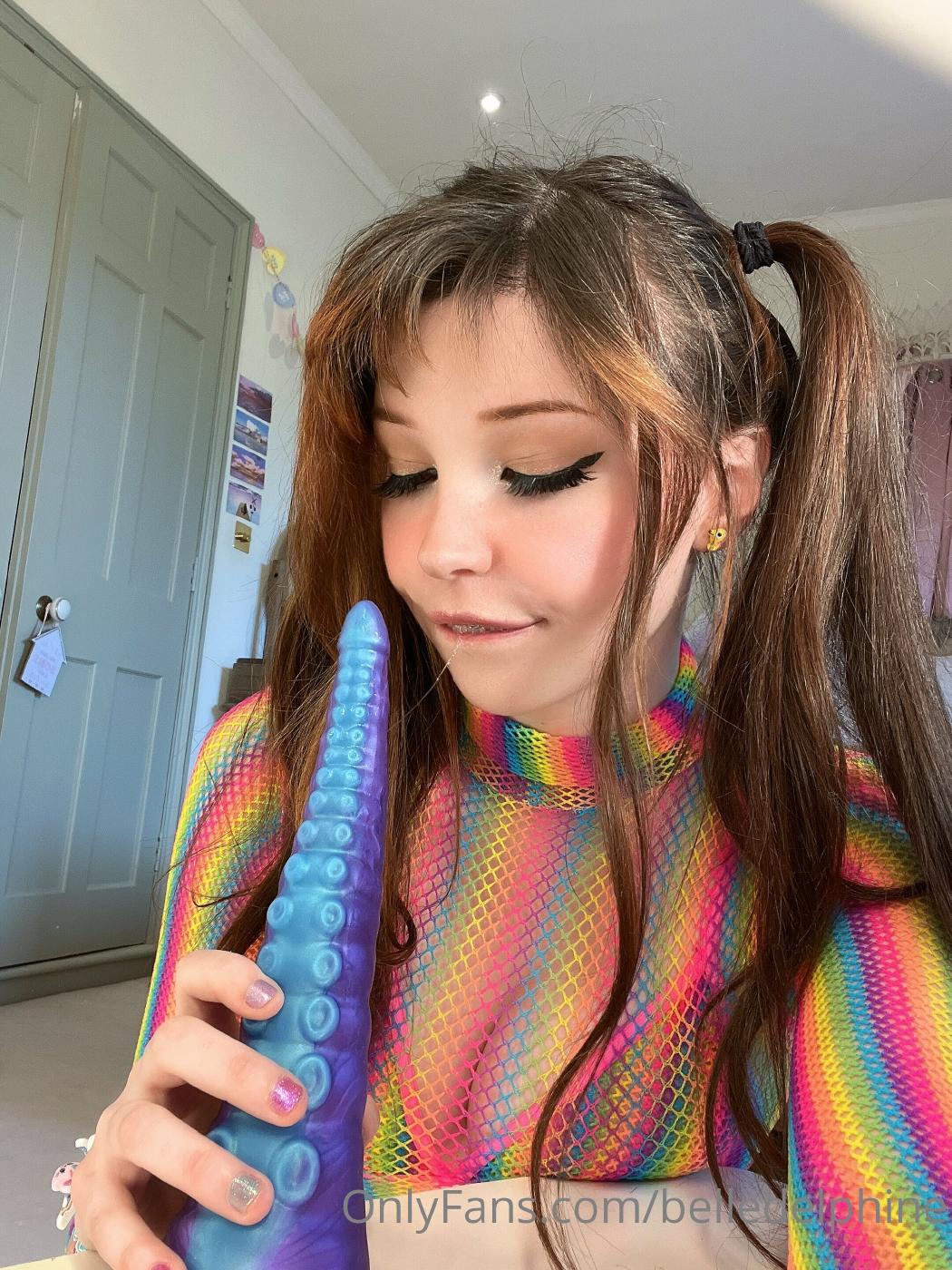 Belle Delphine Tentacle Dildo Blowjob Onlyfans Video Leaked