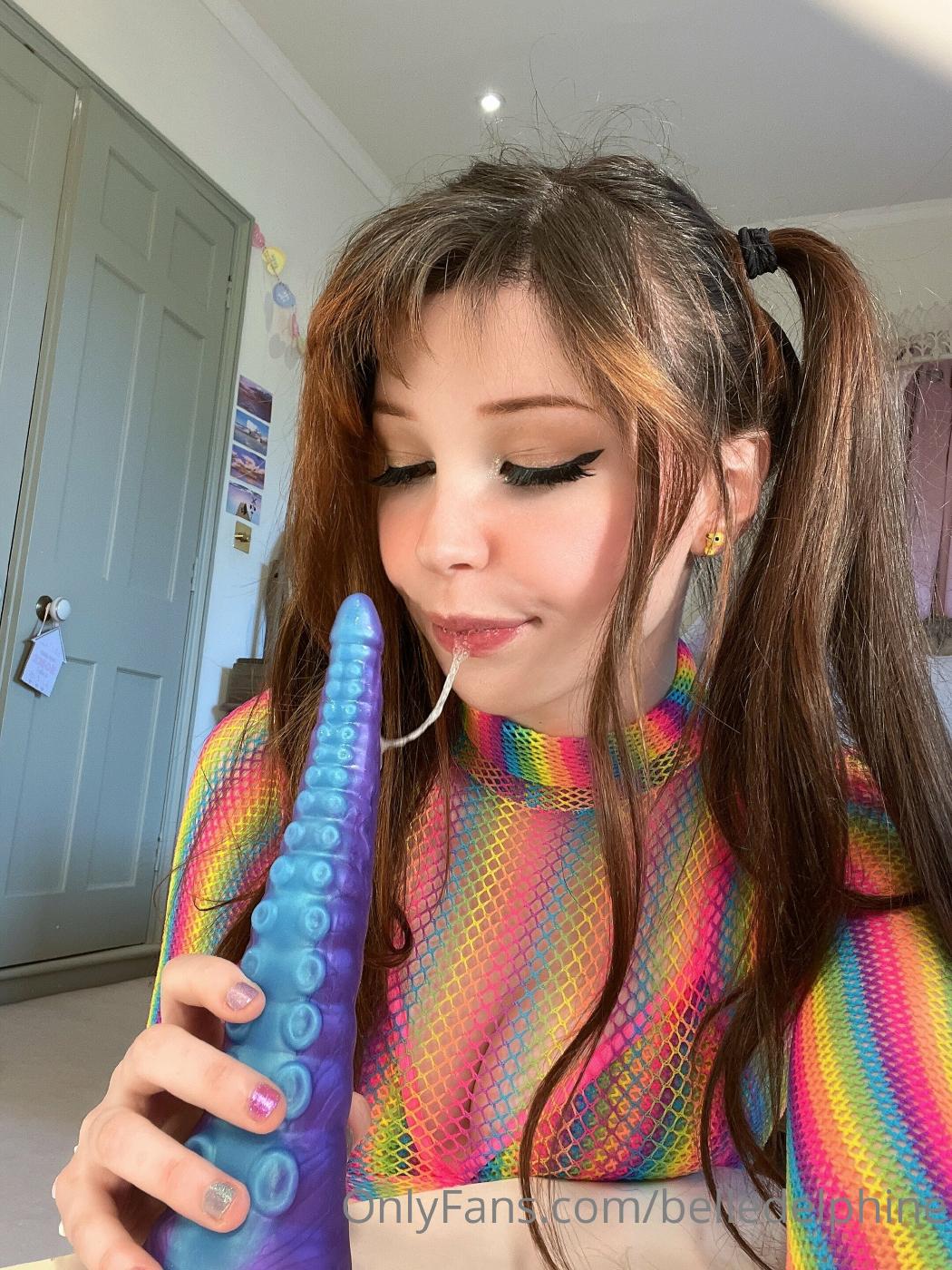 Belle Delphine Tentacle Dildo Blowjob Onlyfans Video Leaked