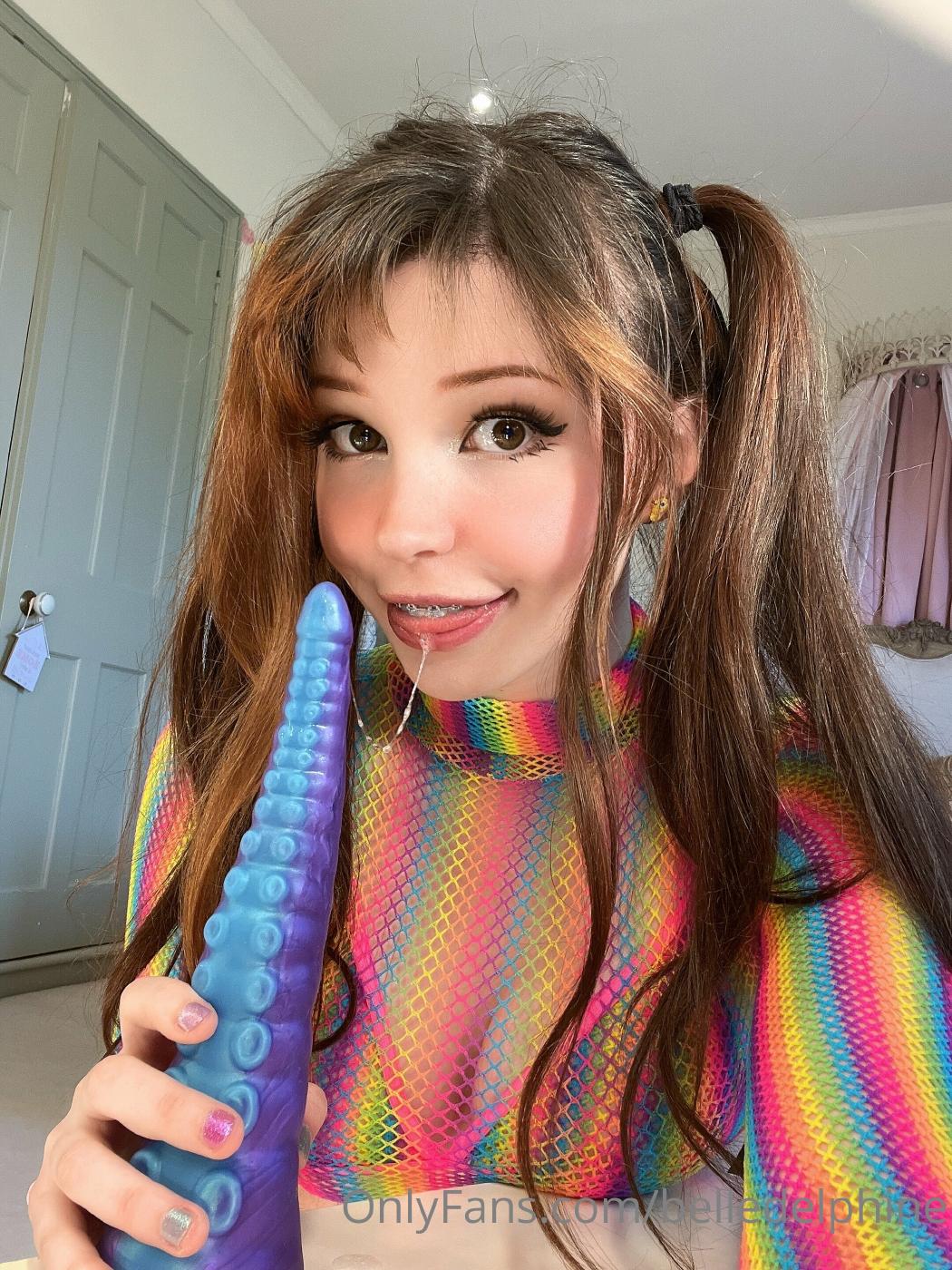 Belle Delphine Tentacle Dildo Blowjob Onlyfans Video Leaked