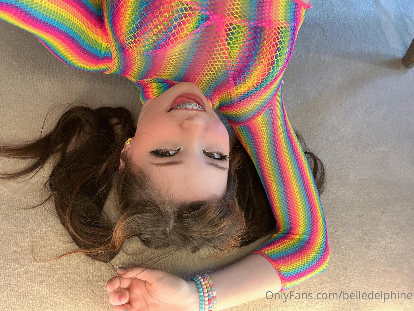 Belle Delphine Rainbow Bunny Onlyfans Photos Leaked