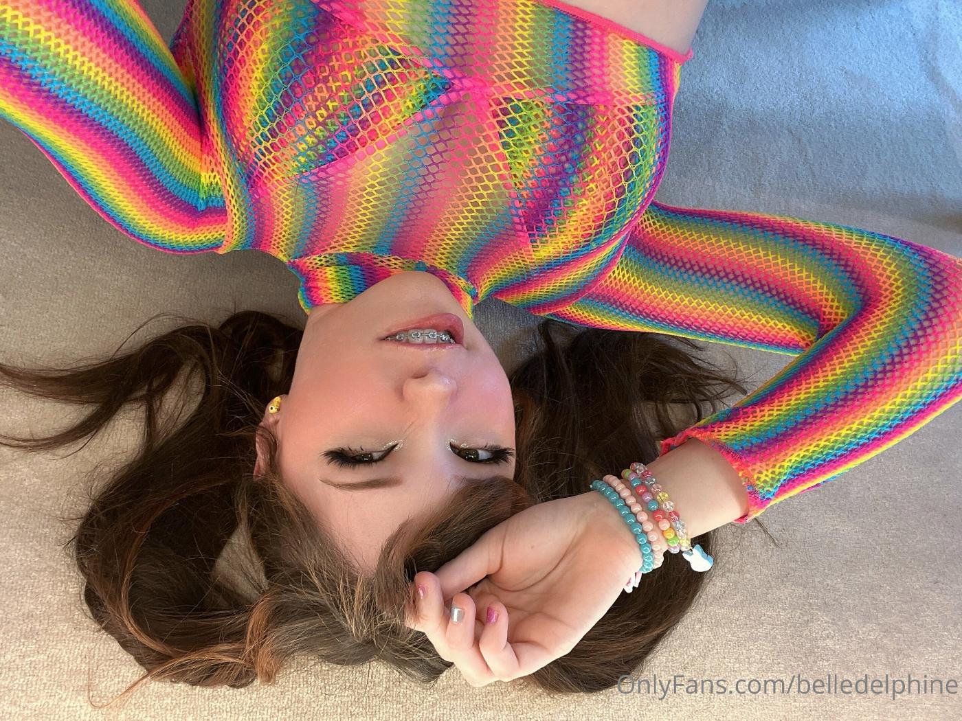 Belle Delphine Rainbow Bunny Onlyfans Photos Leaked