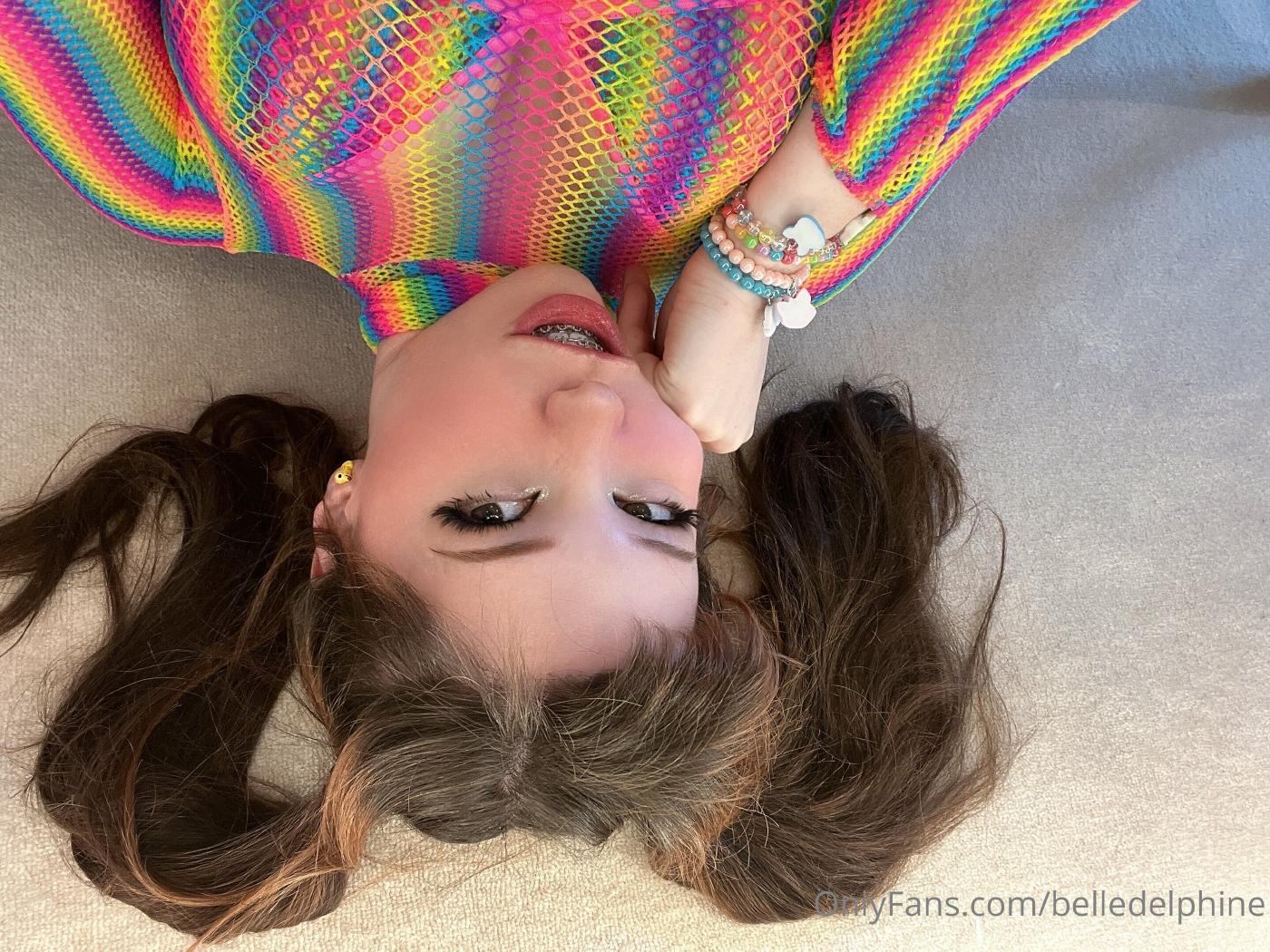 Belle Delphine Rainbow Bunny Onlyfans Photos Leaked