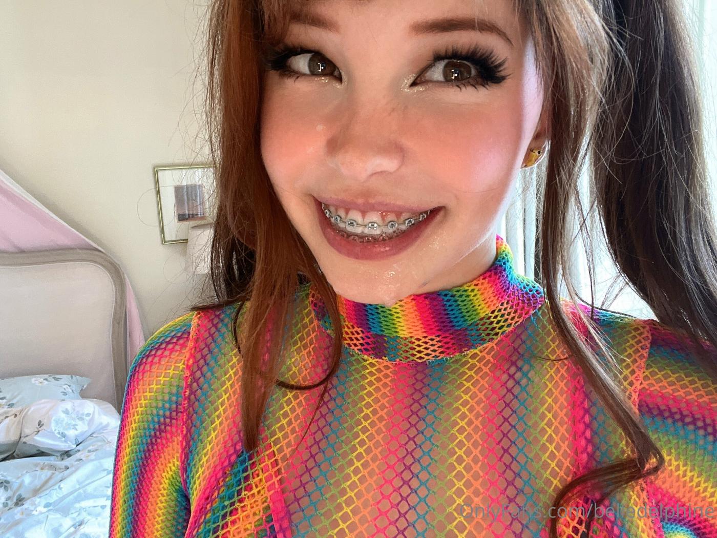 Belle Delphine Rainbow Bunny Onlyfans Photos Leaked