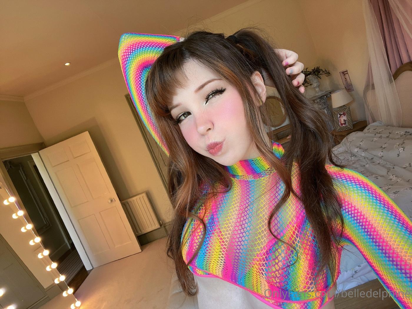 Belle Delphine Rainbow Bunny Onlyfans Photos Leaked