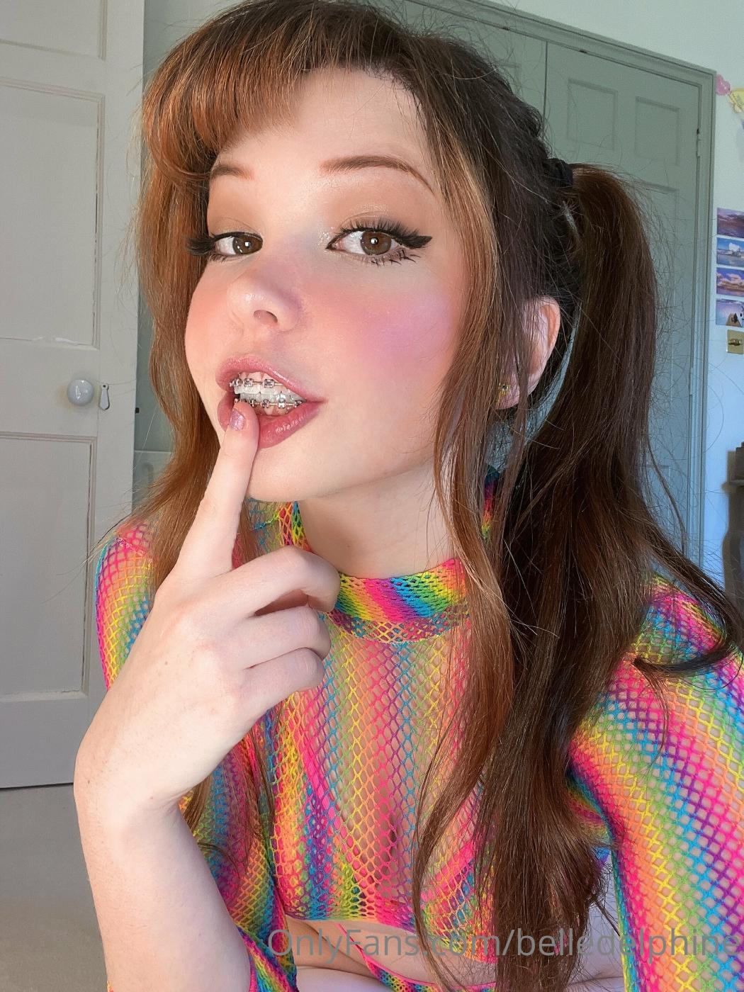 Belle Delphine Rainbow Bunny Onlyfans Photos Leaked