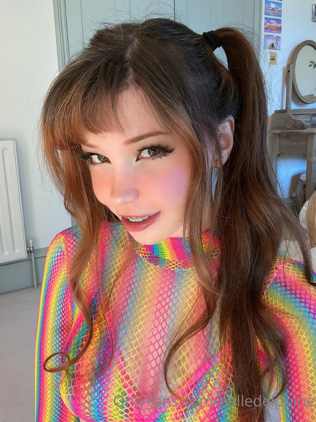 Belle Delphine Rainbow Bunny Onlyfans Photos Leaked