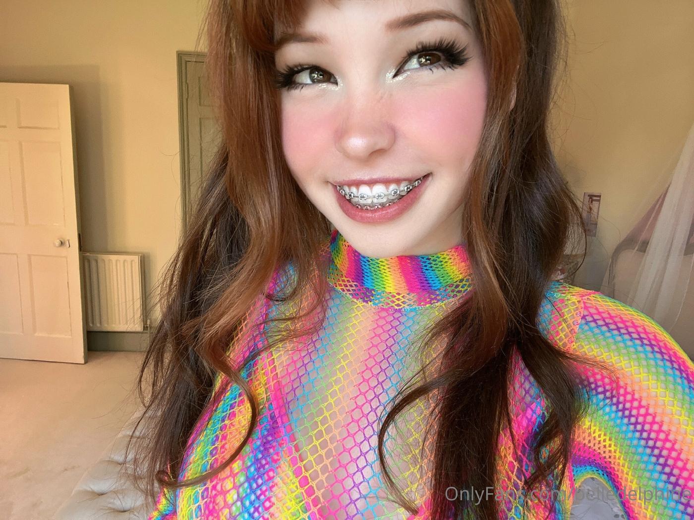 Belle Delphine Rainbow Bunny Onlyfans Photos Leaked