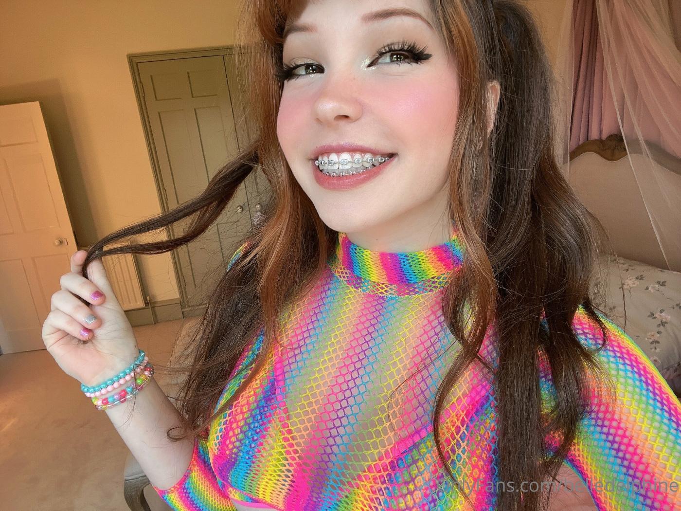 Belle Delphine Rainbow Bunny Onlyfans Photos Leaked