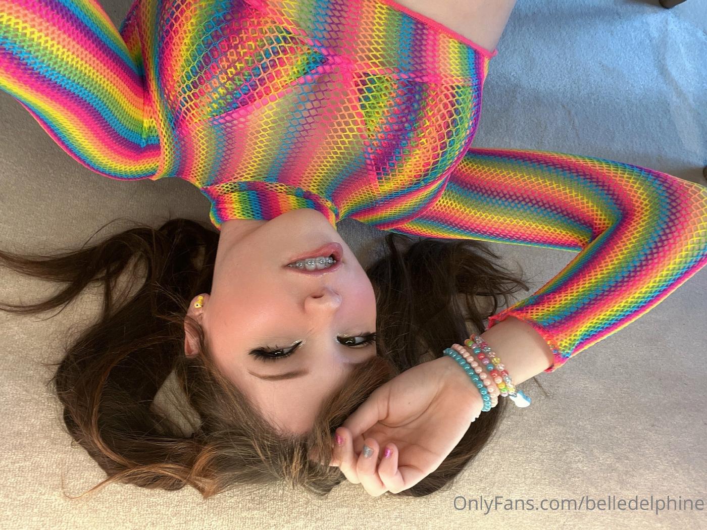 Belle Delphine Rainbow Bunny Onlyfans Photos Leaked