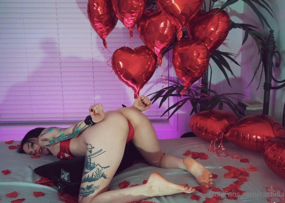 Catziilla Valentine’s Lingerie Bondage Play Onlyfans Set Leaked