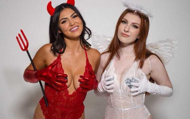 Mikaela Pascal Sexy Red Devil Onlyfans Set Leaked