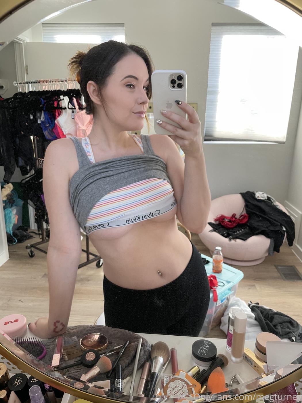 Meg Turney Candid Boob Selfie Onlyfans Set Leaked